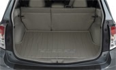 Коврик багажника Форестер 08-  (черный/серый)